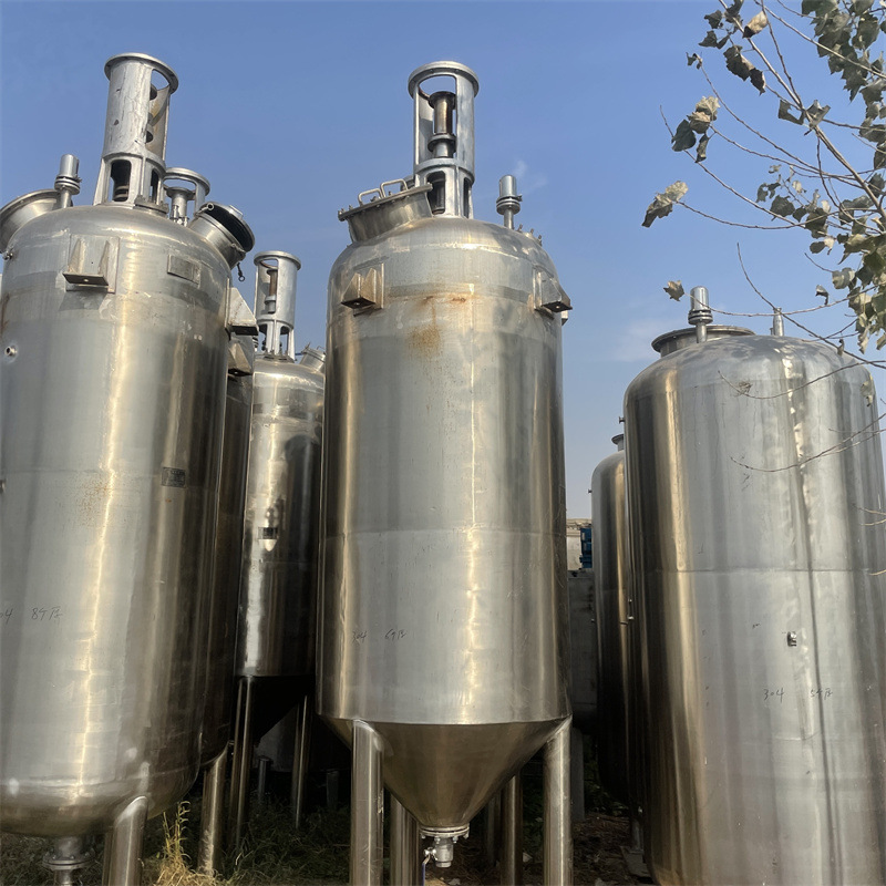 二手发酵罐 生物100升发酵罐  二手三联生物发酵罐