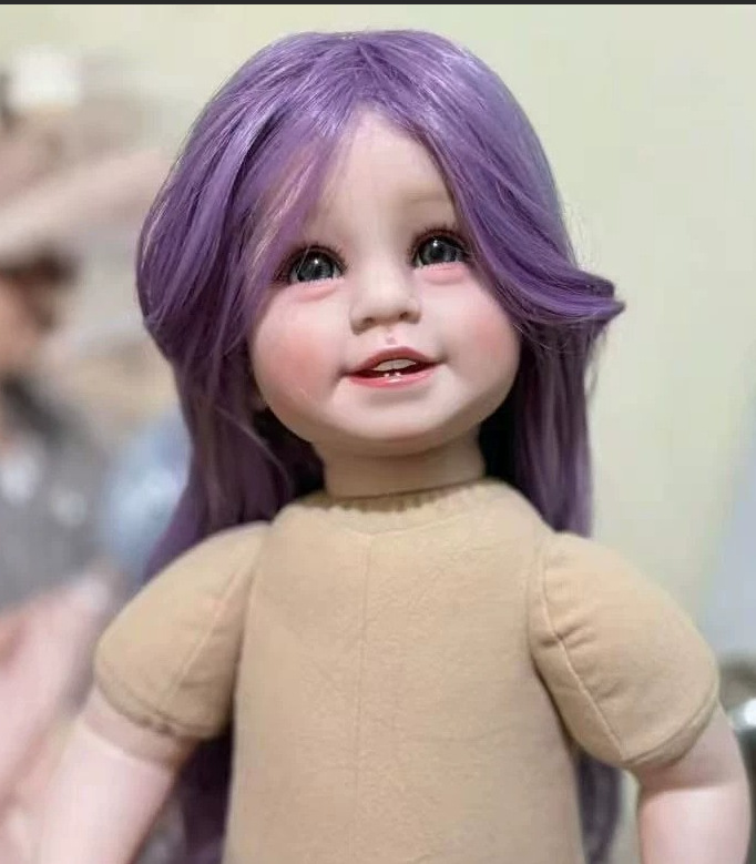 Cuatro dientes y seis dientes accesorios DIY muñeca peluca cubierta de seda de alta temperatura de color alrededor de 42 cm sólo venta cubierta de peluca