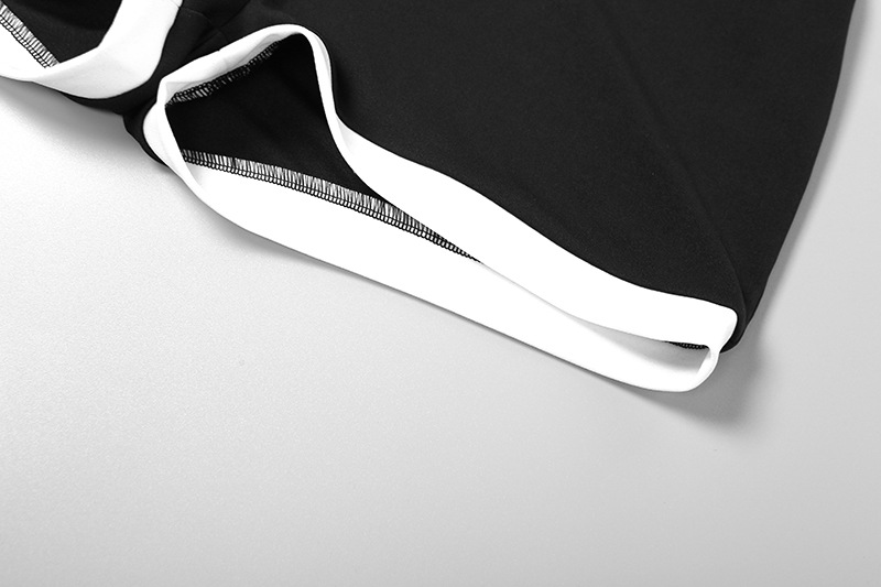 Autumn Winter Women Clothing Sexy Low Cut Color Contrast Base Knitting Casual Jumpsuit Women