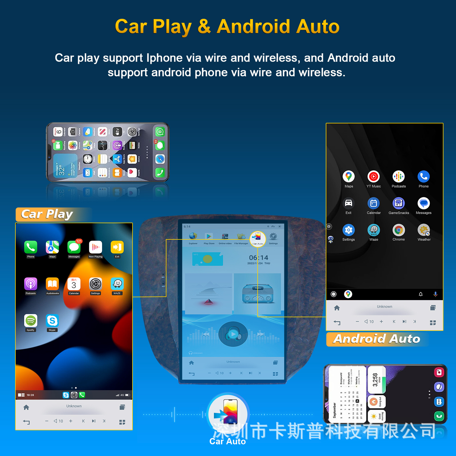 Car Multimedia Navigation for Chevrolet Tahoe 2007-2012 Android GPS