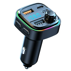 Factory new Bluetooth car mp3 player charger multi-function car FM transmitter car charger fast charge