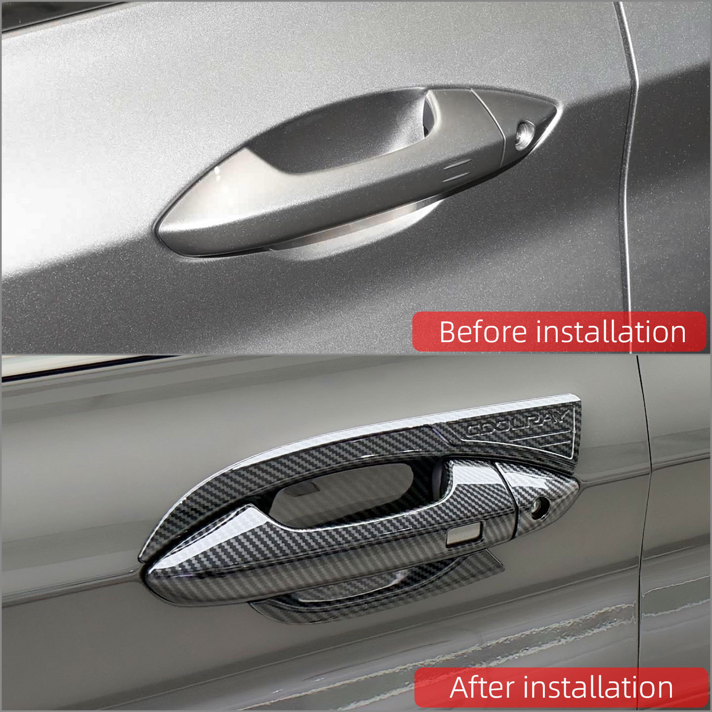Suitable for 25 Geely Binyue L Coolray door handle and door bowl protective sticker, exterior door handle decorative cover modification