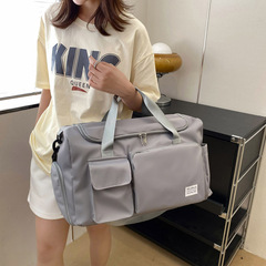 Manufacturer wholesale travel bag dry and wet separation sports yoga fitness bag large capacity short trip training LOGO