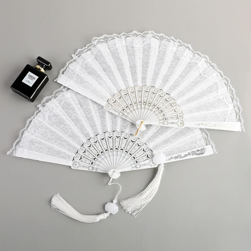 princess Loli Lace Women's Folding Summer Palace Style Dance Performance Photography Photo Props Folding Fan