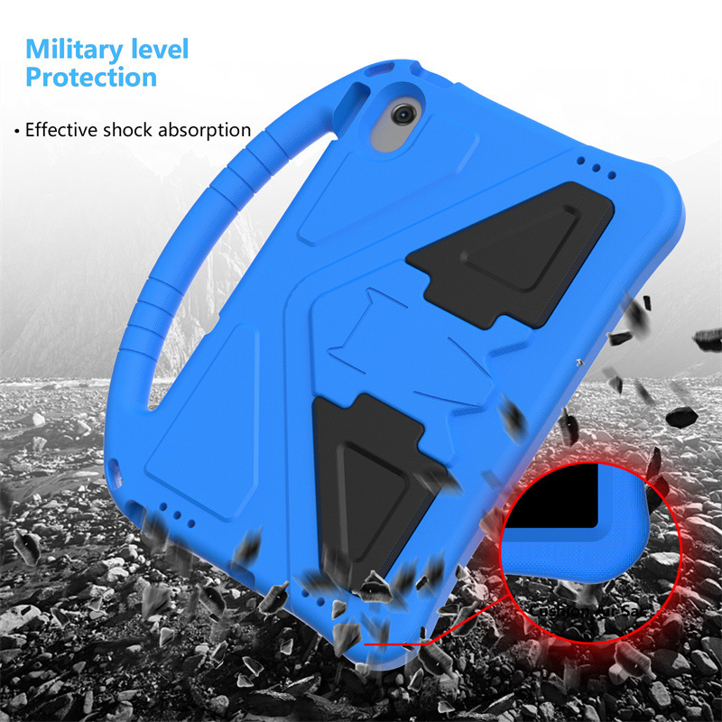 For Nokia Nokia T20 Protective Case T21 Portable Full-Coverage 10.4 Cartoon Leather Case Drop-Resistant Bracket Back Case