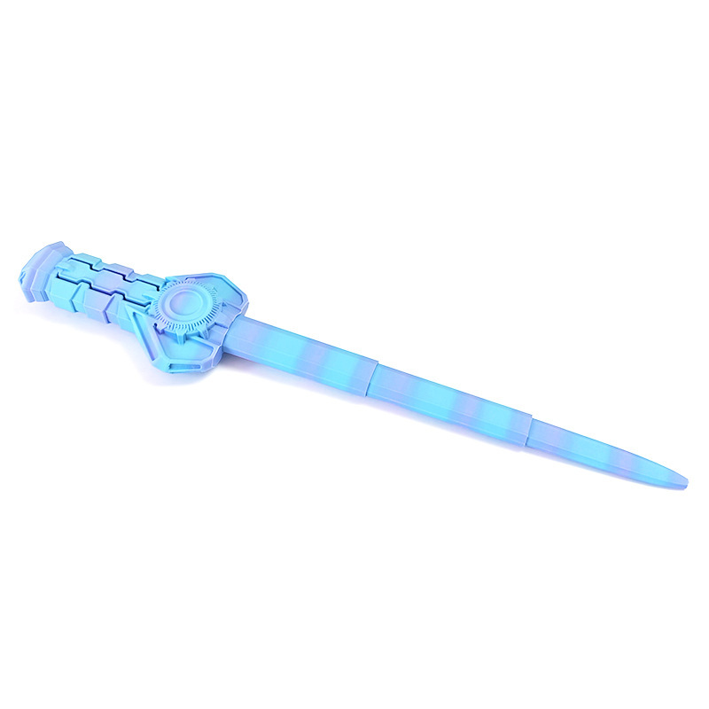3D打印伸缩剑3d打印网红爆款刀剑玩具儿童机甲剑地摊玩具仿真宝剑|undefined