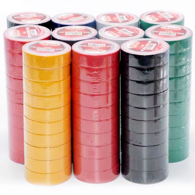 多色批发高粘度胶带进口电工胶布防水胶带绝缘耐高温超薄粘胶PVC