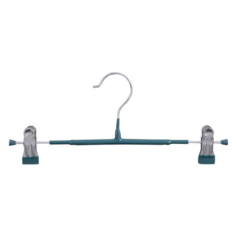 Бытовая бесшовная пластиковая стойка для брюк Многофункциональный выдвижной зажим для брюк Нескользящая вешалка для юбки из нержавеющей стали для взрослых