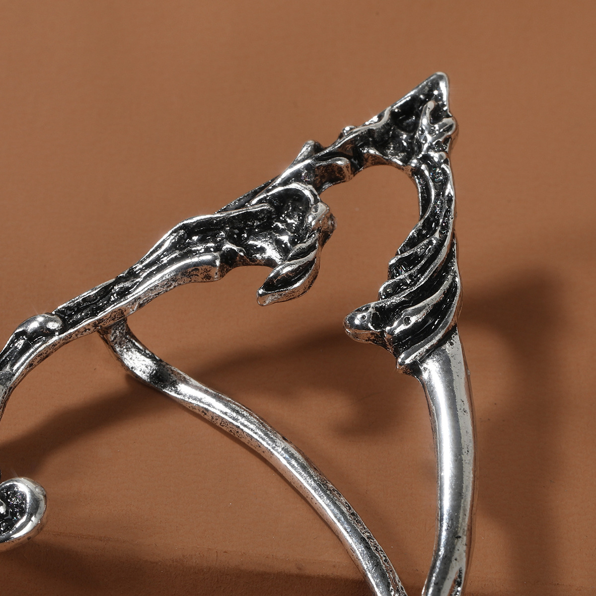 Orecchini gotici retrò con ali da elfo, clip per le orecchie per le donne, stile dark, stile punk, orecchini da diavolo, orecchini a forma di drago, ganci per le orecchie_voghion.com