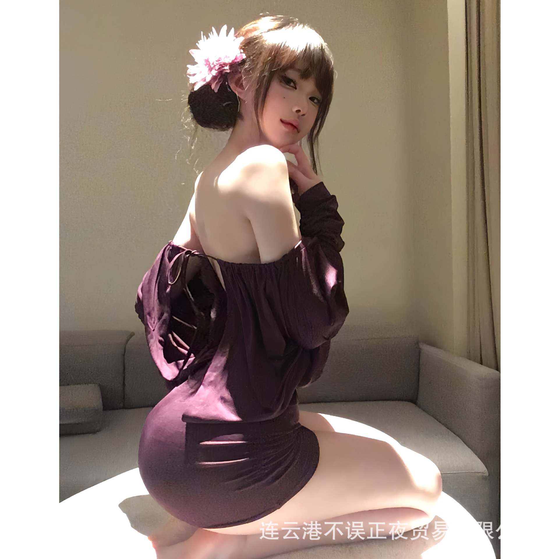 Purple backpack