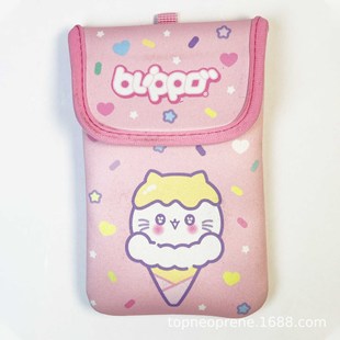 Production of Customized Diving Fabric Lanyard Mobile Phone Bag Portable Mobile Phone Bag Coin Bag Coin Purse
