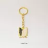 Keychain-Wings of Freedom [Gold and Black]