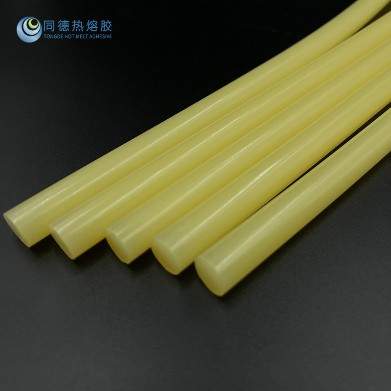 同德高粘热熔胶棒 7X300-11X300mm黄色胶条 热熔胶厂家批发包邮