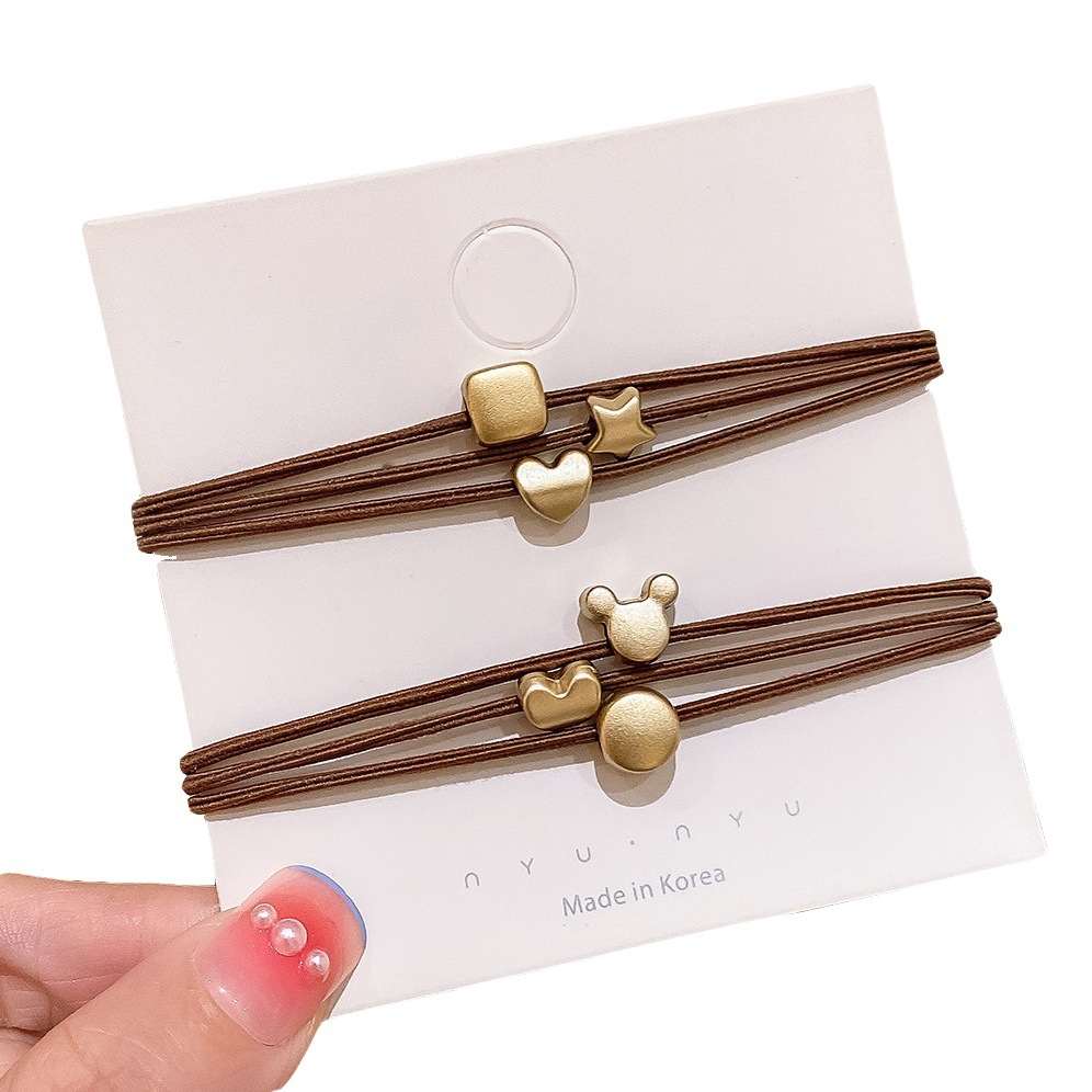 Cuerda de pelo básica simple banda de pelo fresco duradero banda de pelo femenino estilo coreano accesorios para el cabello adulto cuerda de pelo al por mayor