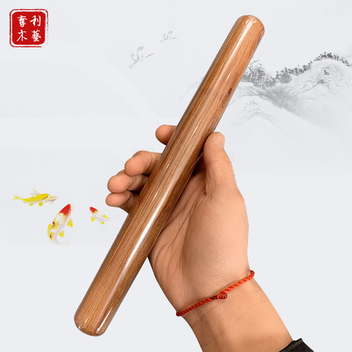 Chicken wing wood rolling pin household solid wood non-stick noodle rolling pin dumpling skin rolling pin pressing rolling pin crafts wholesale