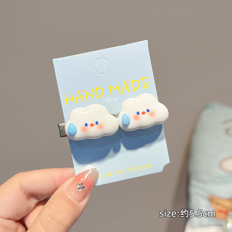 Estrellas de dopamina de verano al mar coreano atmósfera de nicho diseño universal lindos tocadillos de cabello