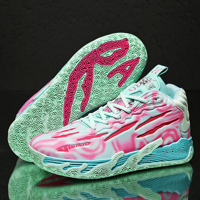 2025 New Fashion Versatile Trendy Youth Couple Running Hiking Basketball Shoes Md+ Rubber Sole Ins Style Men