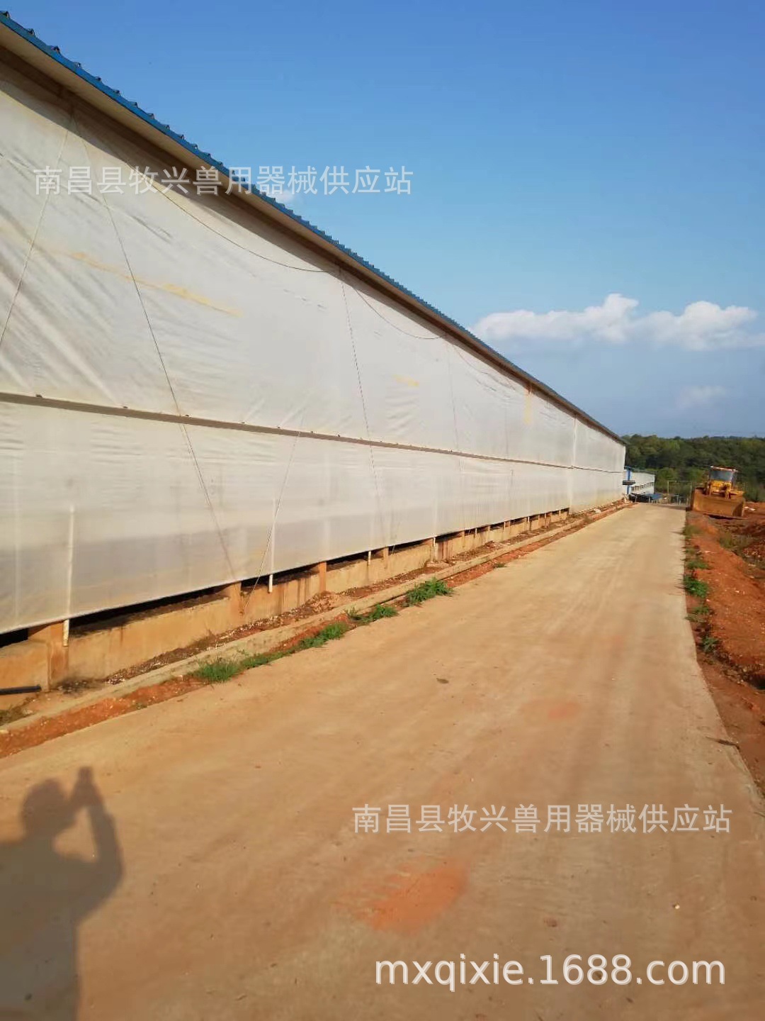 电动养殖场卷帘机吊顶塑料布养殖窗帘大棚卷膜器台湾抗老化卷帘布