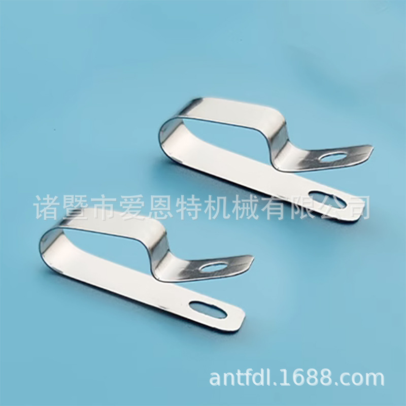 304不锈钢R型线夹理线夹多管夹片电缆固定2条线卡扣金属防火耐高