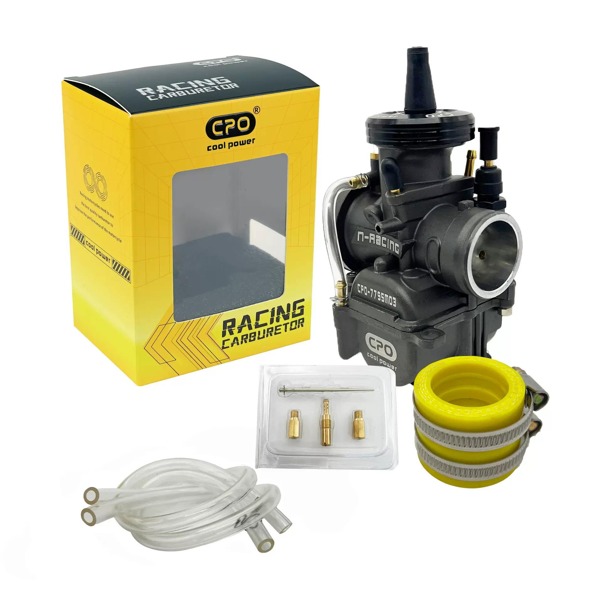 新款PWK化油器CPO-N PWK24 26 28 30mm摩托车 赛车 化油器