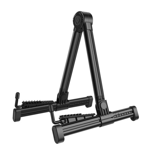 Compact size foldable guitar stand, folk guitar stand, classical and electric wood guitar floor stand