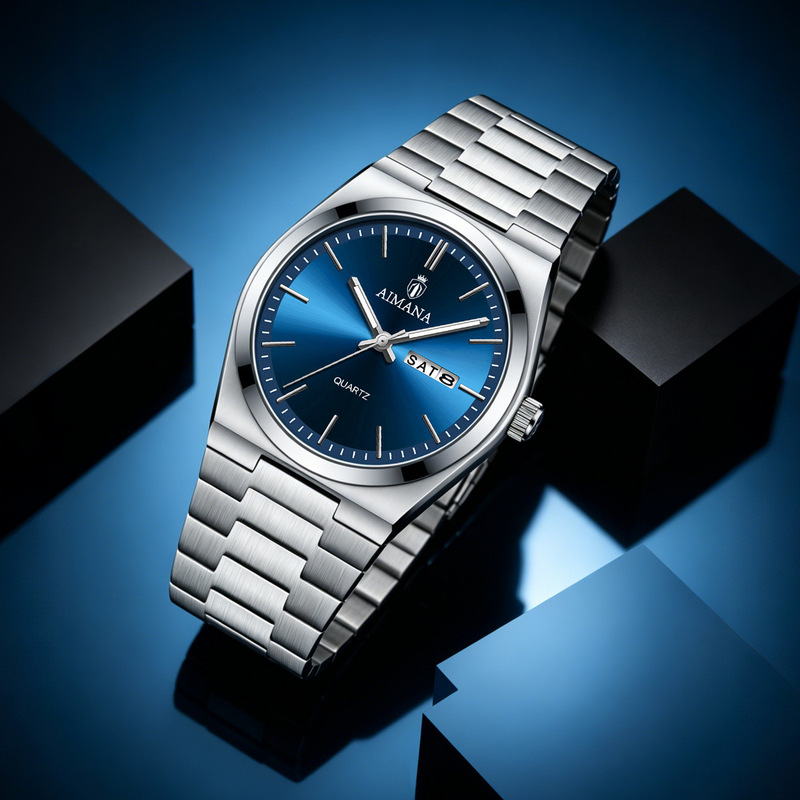 Swiss brand cross-border luxury steel belt quartz watch business elite must-have ultra-thin design is accurate and relaxed