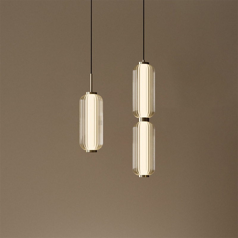 Scandinavian Post-Modern Bedside Glass Small Chandelier Simple Creative Restaurant Bar Hotel Front Desk Designer Art Lamp