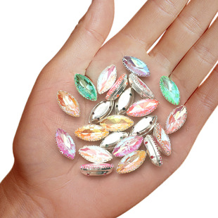 7*15mm�R���ֿp荺Ͻ��y��ABɫˮ�diy�ƷЬ������֙C��������