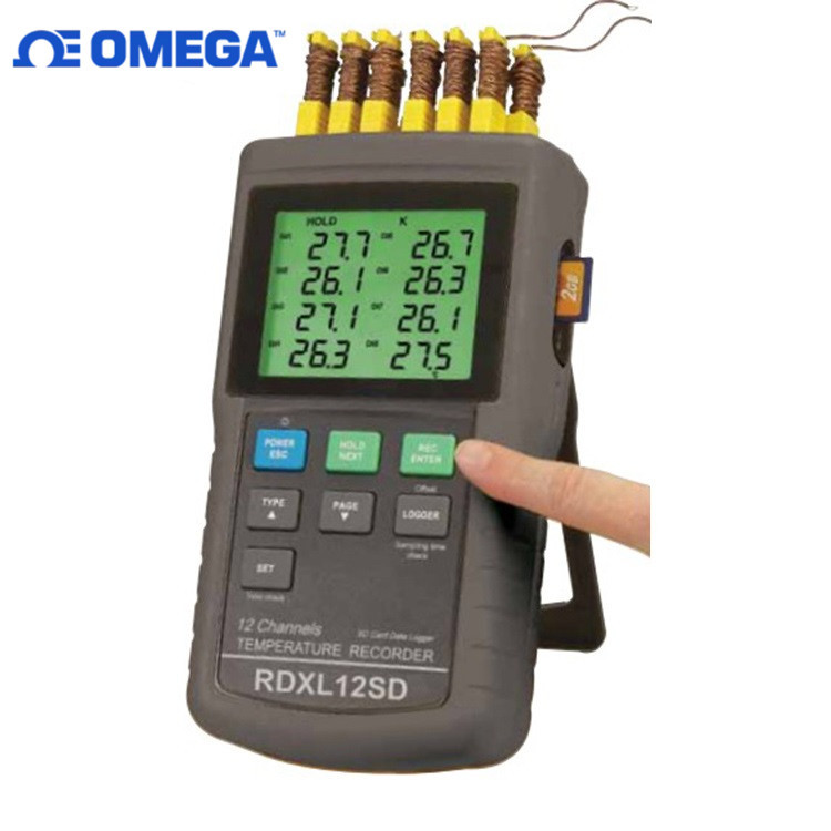 美国奥米佳RDXL12SD温度数据记录12通道测温仪温度计RDXL12SD