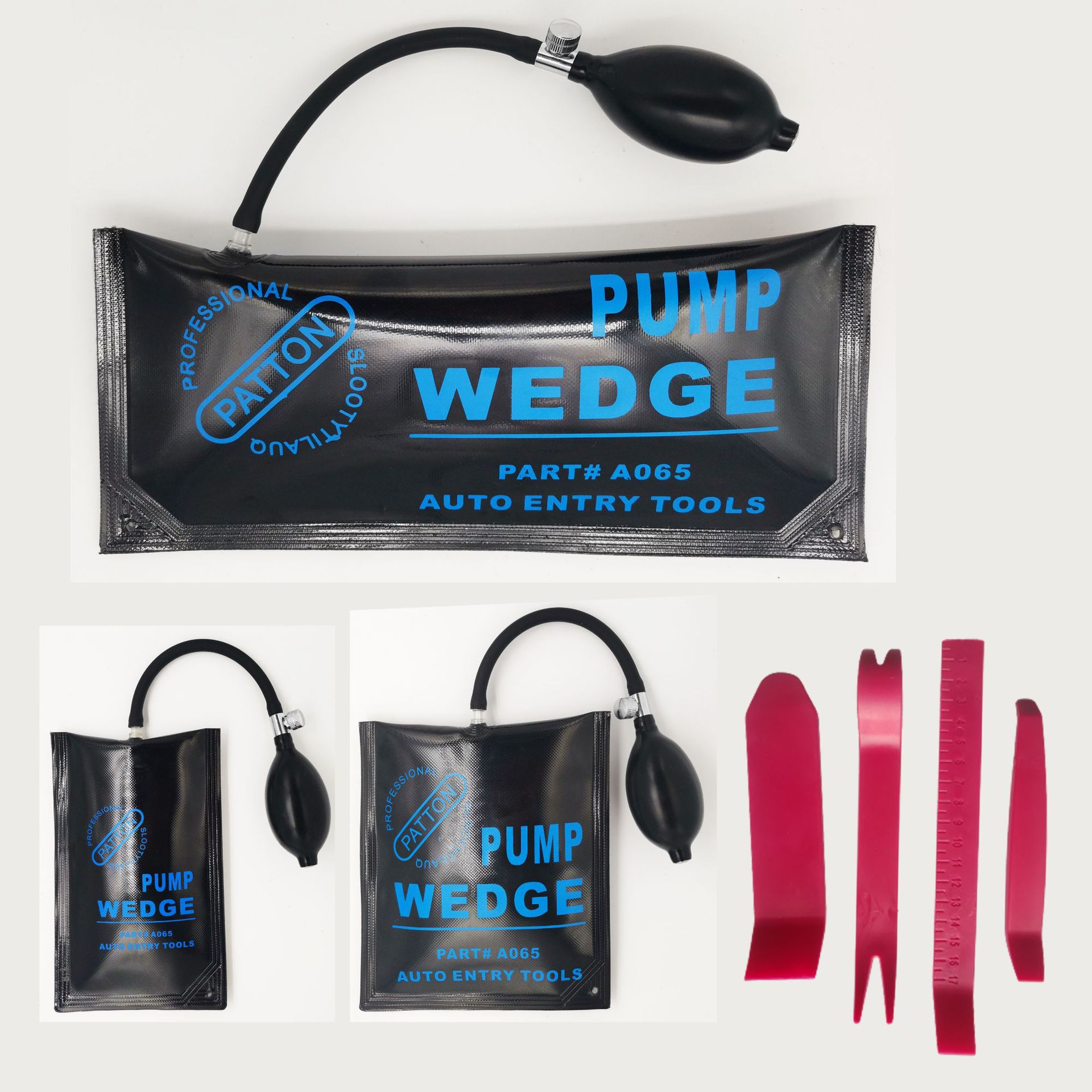 支撑定位气囊气垫门窗安装调平工具 内置硬板 三件套