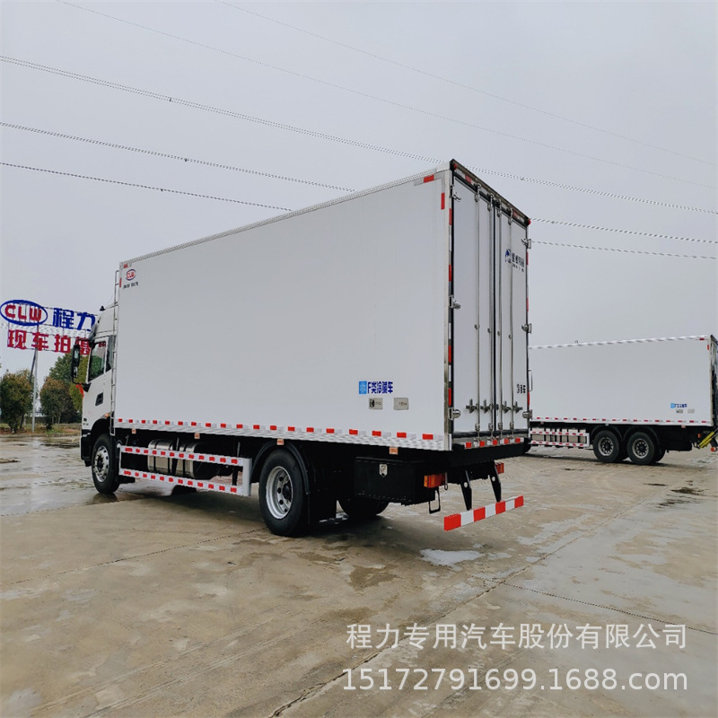 （定金价格）东风天锦KR高顶双卧冷藏车 超市水果蔬菜冷链车货车