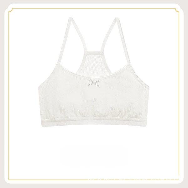 White tank top, beautiful back, strap bra