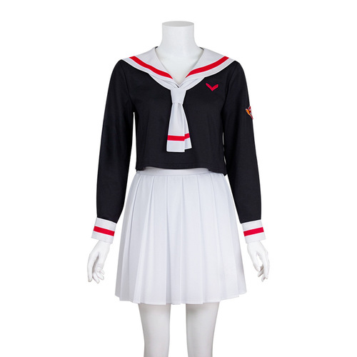 Cardcaptor Sakura Li Xiao Lang school uniform, stage performance cosplay sailor suit, sailor suit