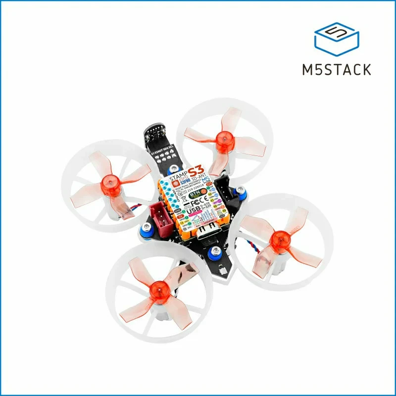 Дрон M5Stamp Fly — программируемый открытый квадрокоптерный набор с автопилотом