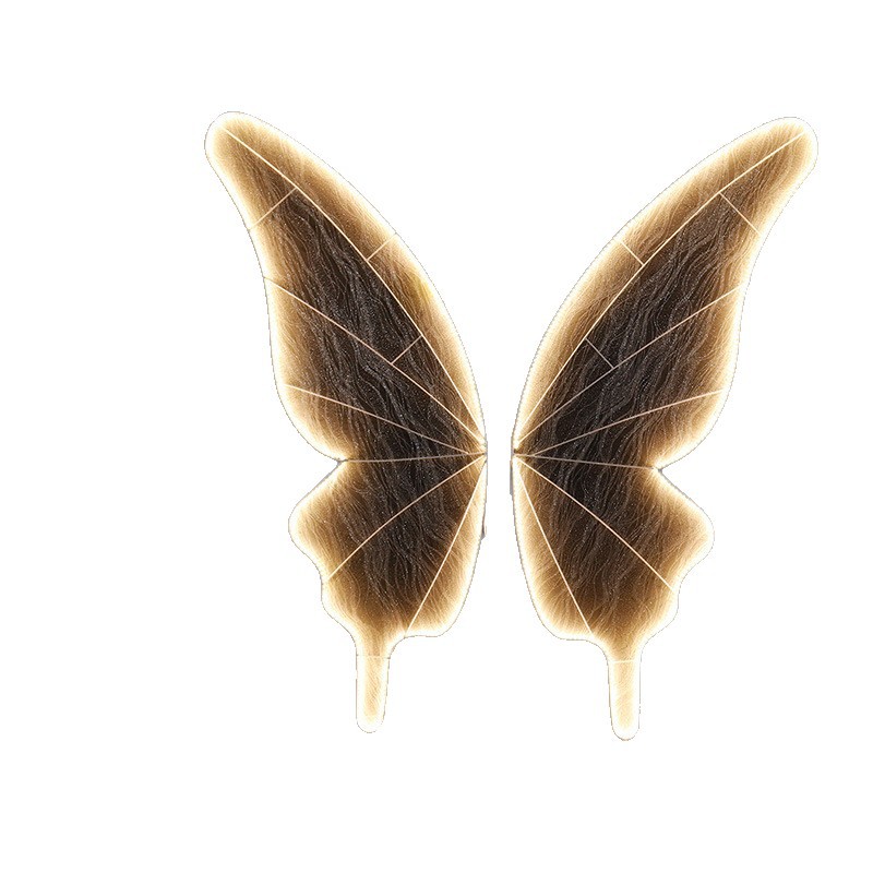 Boda pequeña decoración redonda mariposa nueva artesanía transfronteriza fotos de fondo decoraciones navideñas de boda