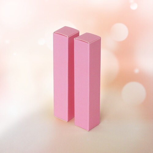 Pink lipstick lipstick packaging box wholesale makeup brush eyeliner box custom mascara white card box color printing