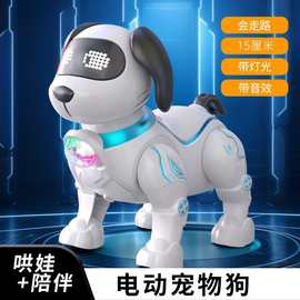 地摊玩具电动发光玩具工厂批发代发电池牵绳玩具