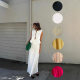 6 Color Qi Code in stock European and American Cross-border Explosions Breathable Cotton and Linen Pleated Sleeveless Strap Blouse High Street Long Dress