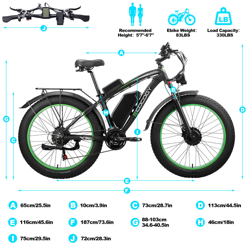 メーカー卸売 Ebycco 電動自転車越境電子商取引ドロップシッピング 26*4.0 ファットタイヤ電動マウンテンバイク|undefined