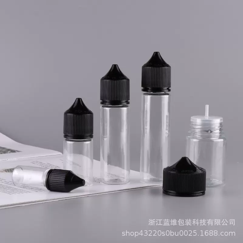 RD二代老款10ml15ml30ml透黑尖嘴大猩猩 液体分装瓶防盗眼塑料瓶