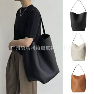 (Cross-border trading), capacious one-shoulder bag, genuine leather, high-end