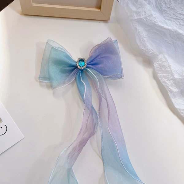 Blue, with gem