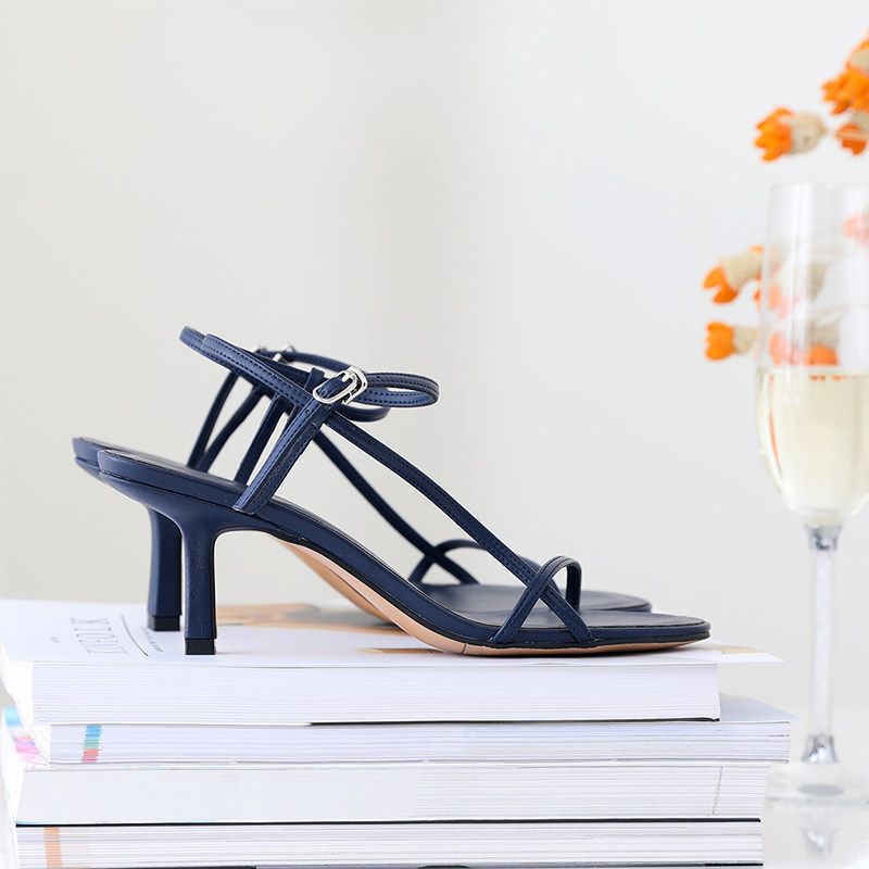 블루【힐 높이 6.5cm 】