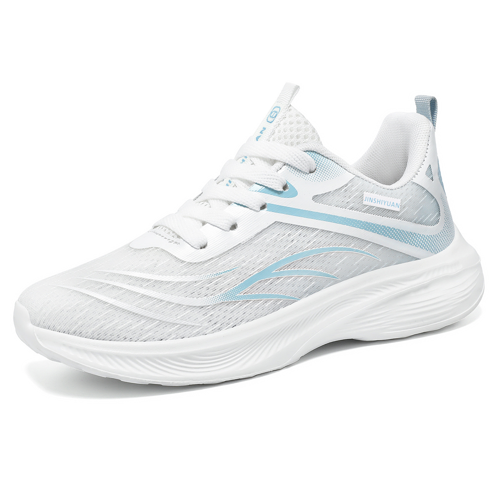 Primavera nuevos zapatos casuales de mujer zapatos deportivos ligeros de suela suave amortiguadores estudiantes de entrenamiento militar zapatos de corrida transpirables zapatos de malla