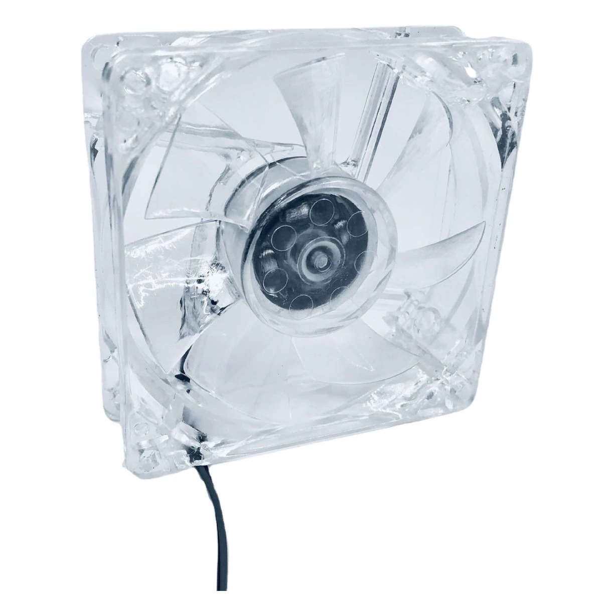 Вентилятор питания корпуса 8 см охлаждающий прозрачный вентилятор без лампы 8 см компьютер L бесшумный вентилятор