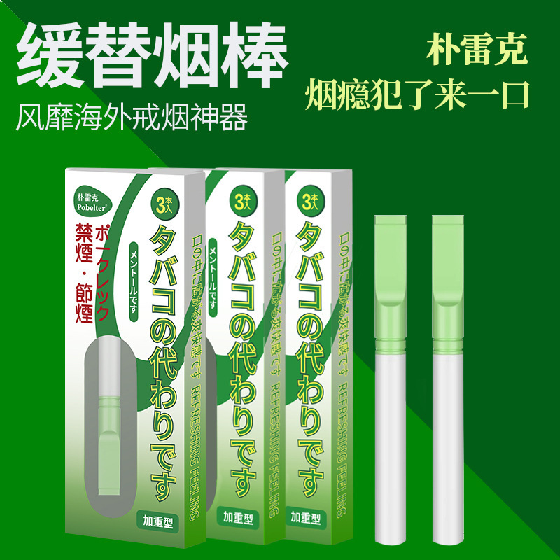 Plek Cigarette Holder Auxiliary Smoking Cessation Stick Mint Flavor Replacement Mouth Smoking Stick Mouth Replacement