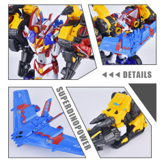 Toba Warrior Toy Galaxy Detective Six-in-One Deluxe Set Galaxy Star Wars King Genuine Robot Man