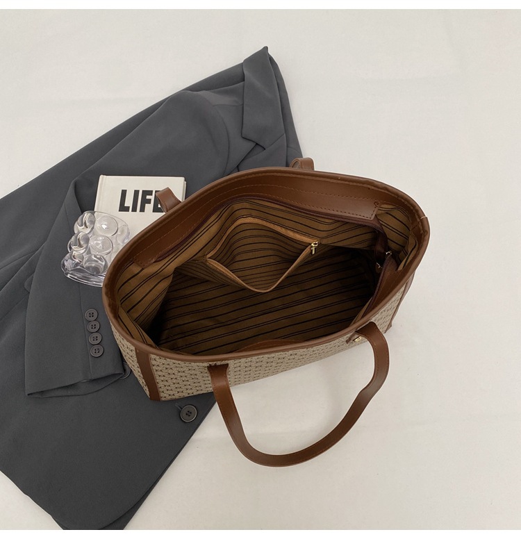 High-end, stylish, versatile, hand-carry bag for women, 2025 new trendy and popular single-shoulder bag with large capacity tote bag undefined