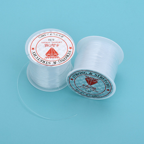 Transparent fishing thread non-elastic fish thread handmade diy jewelry accessories pearl crystal beaded bracelet material wholesale