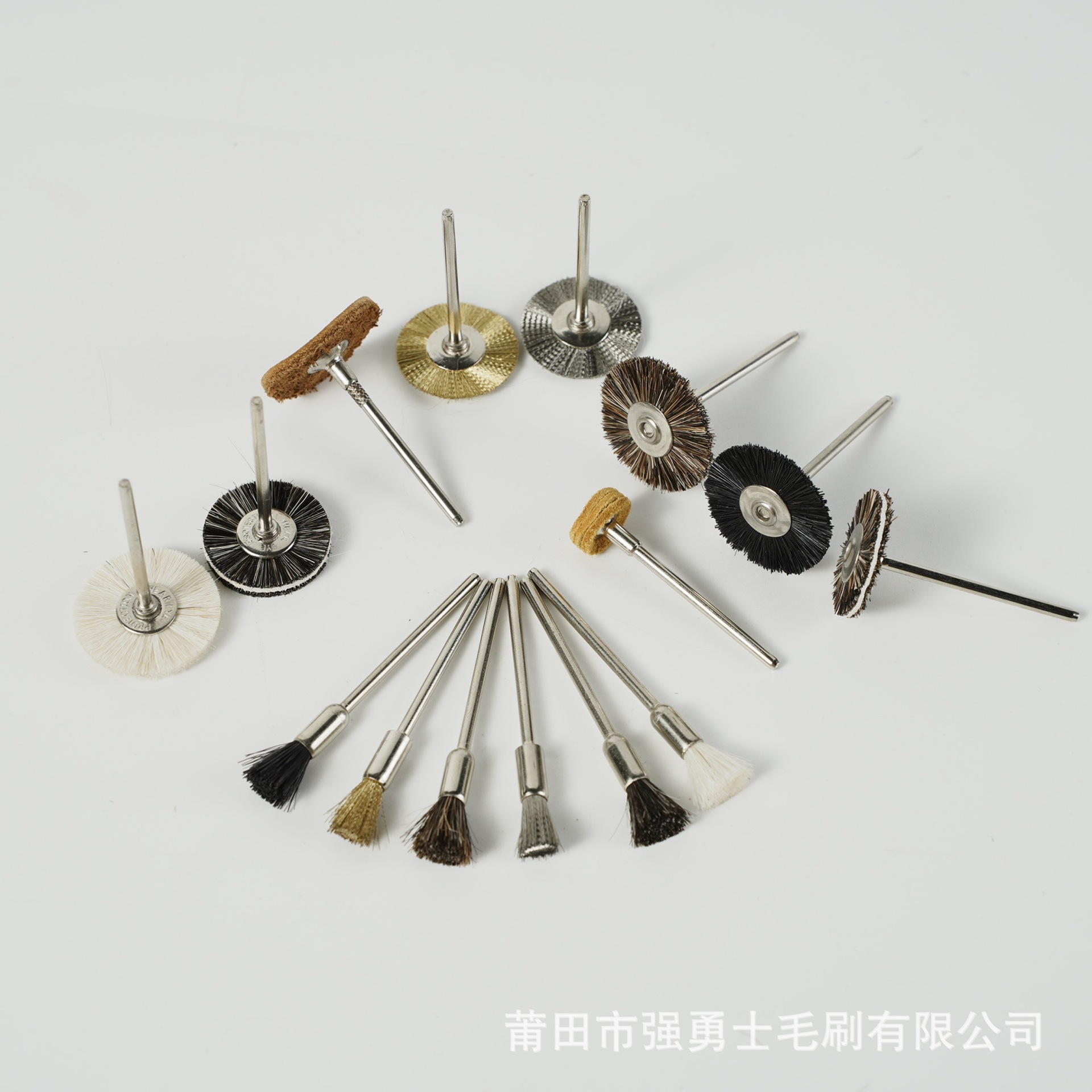 2.35MM mango fieltro de lana piel de cerdo negro cepillo de alambre de cobre jade jade ágata ámbar piel de vaca herramienta de pulido de espejo